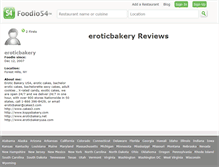 Tablet Screenshot of eroticbakery.foodio54.com