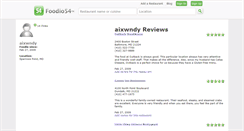 Desktop Screenshot of aixwndy.foodio54.com