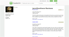 Desktop Screenshot of jennifersilvers.foodio54.com