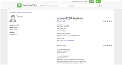 Desktop Screenshot of aowen1288.foodio54.com