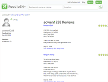 Tablet Screenshot of aowen1288.foodio54.com