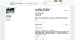 Desktop Screenshot of enricos.foodio54.com