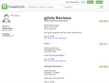 Tablet Screenshot of gjlutz.foodio54.com