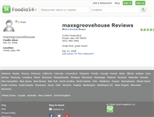 Tablet Screenshot of maxsgroovehouse.foodio54.com