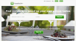 Desktop Screenshot of foodio54.com