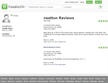 Tablet Screenshot of nesttun.foodio54.com