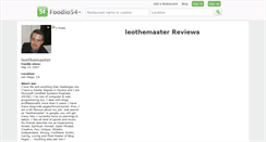 Desktop Screenshot of leothemaster.foodio54.com