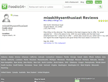 Tablet Screenshot of misskittysenthusiast.foodio54.com