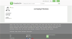 Desktop Screenshot of comeplay2.foodio54.com